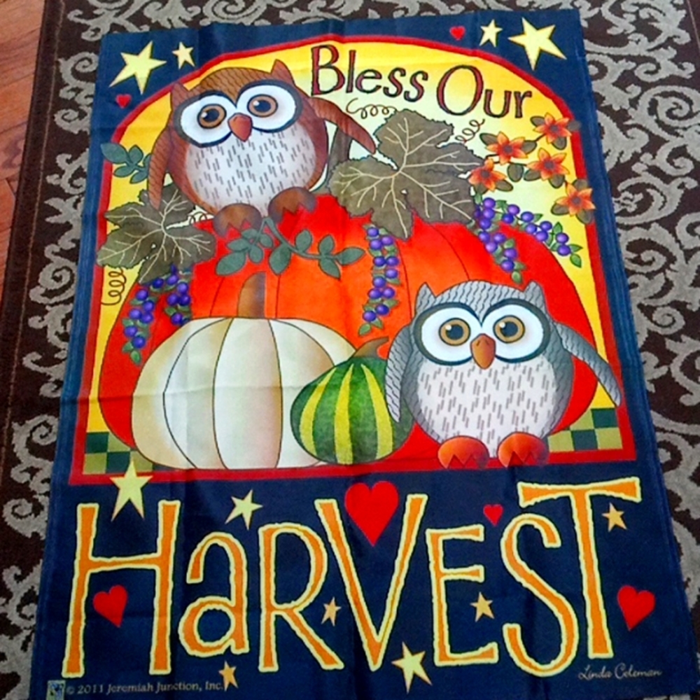 Flag Hanger Bless Our Harvest